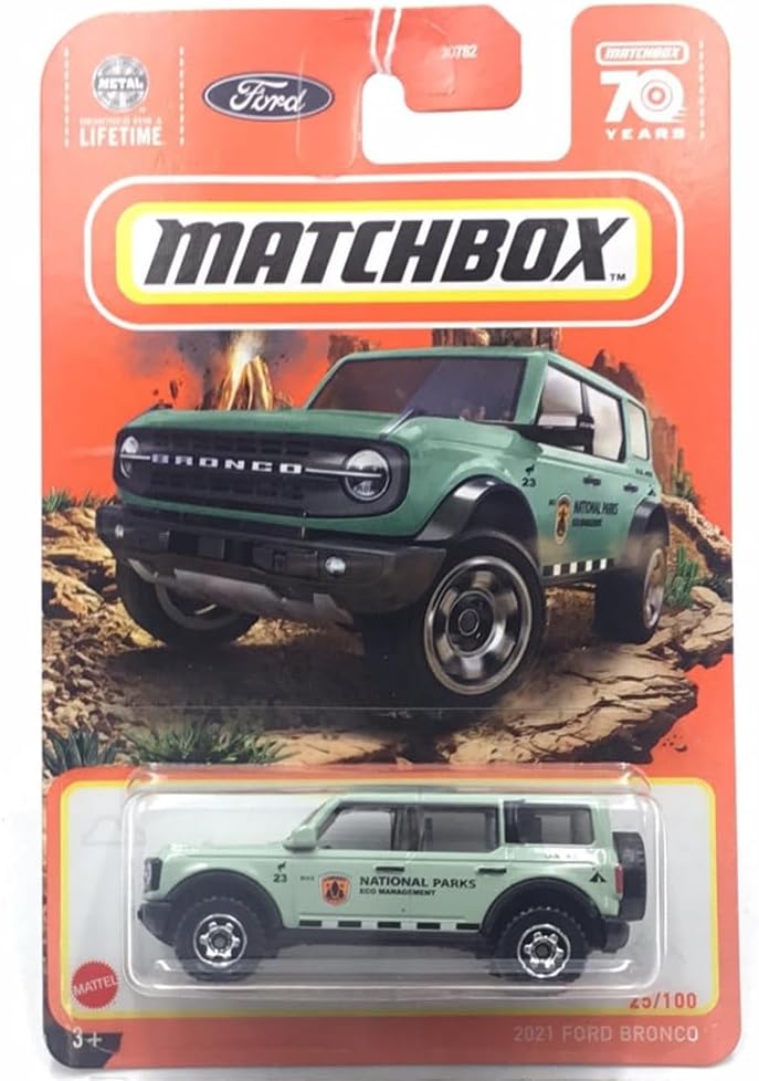 2021 Ford Bronco 25/100 (Mint Green) 1:64 Scale Die-Cast Metal Collectible Truck for Kids