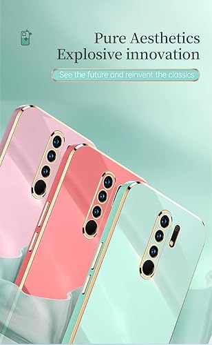 Miniatura 2 de Paquete de 2 fundas de teléfono para Xiaomi Redmi 9, funda galvanizada de silicona TPU para Xiaomi Redmi 9 para hombre y mujer, funda a prueba de