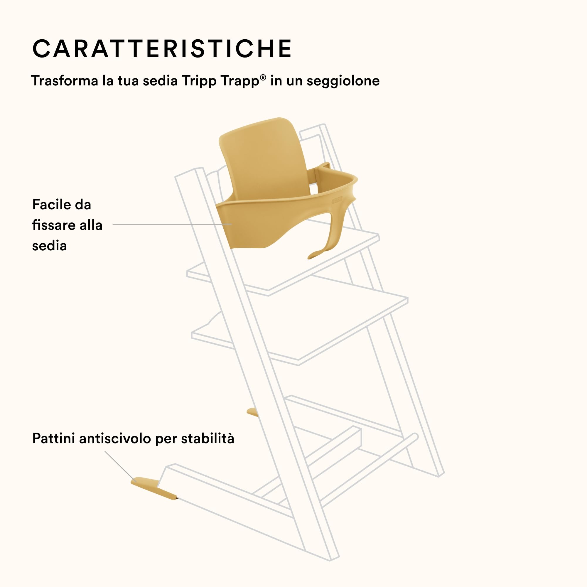 Stokke Trip Trap Baby Set Sunflower Yellow *Main Unit Sold Separately