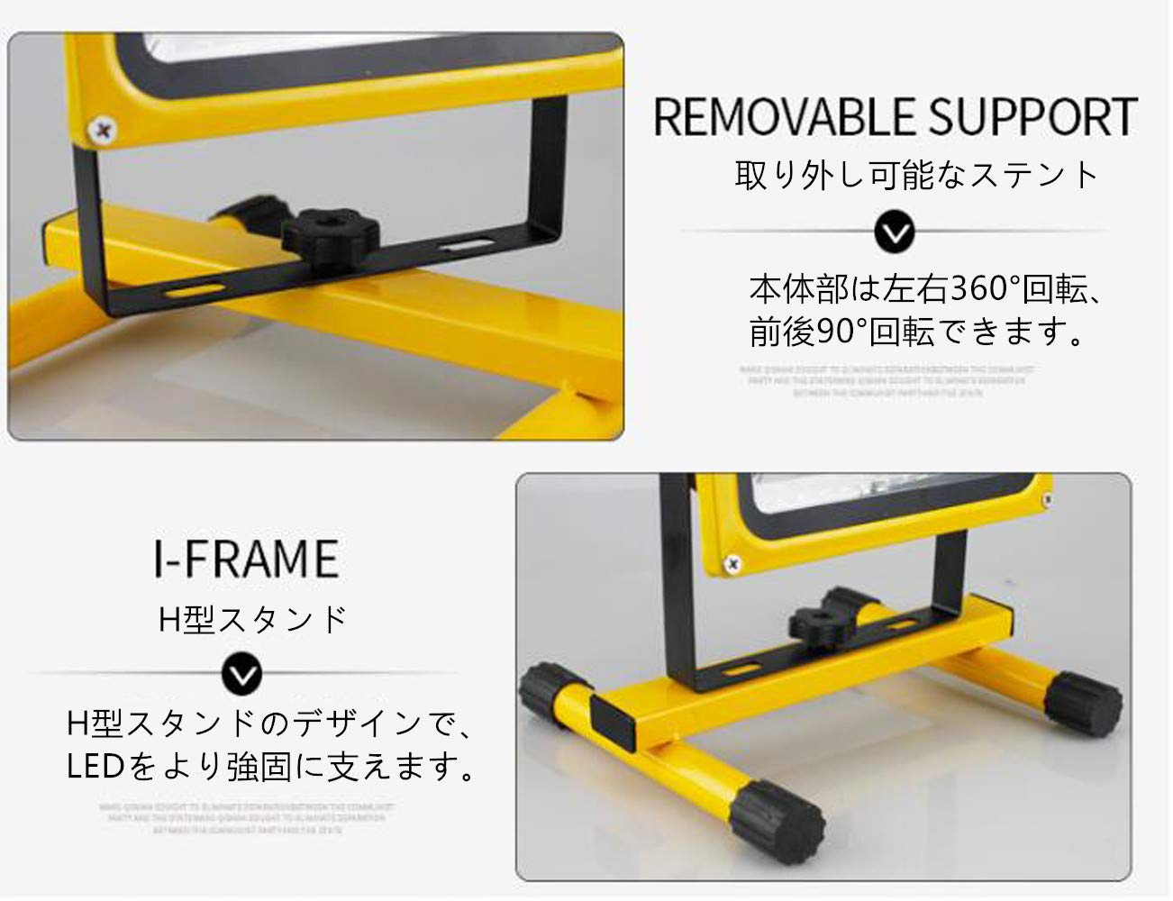 Amazon.co.jp: Makilight 1200W LED投光器 充電式 ポータブル投光器  