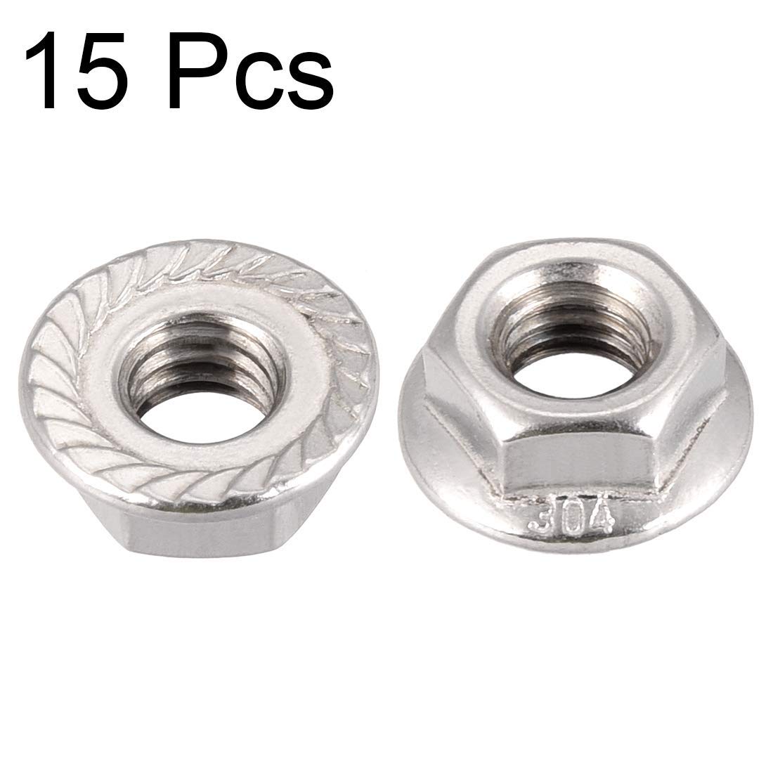 Sealey Dado Flangiato Seghettato M5 Zincato Confezione Da 100 FN5