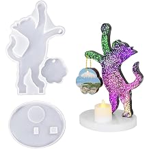 Cat Cat Cute Silicone Mold, UV Resin Candle Holder, Photo Frame, Standing, Classic, Resin, Combinable, 3D Dimensional, Easy, Fashion, Handmade, Die Cutter, Perforated, New Year, Christmas,