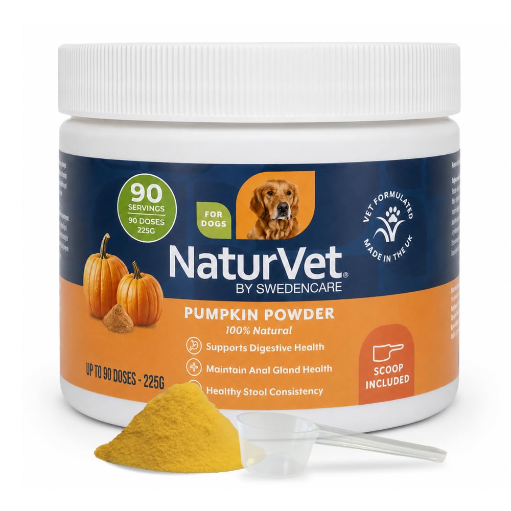 NaturVet Pumpkin Powder for Dogs - 225g