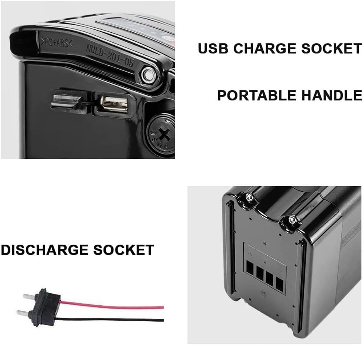 36V/48V 10/12.5/15/18/20Ah E-Bike Akku Power Supply High Power Batterie BMS-Schutzplatine, [Energie Der Klasse A] 48V,20AH