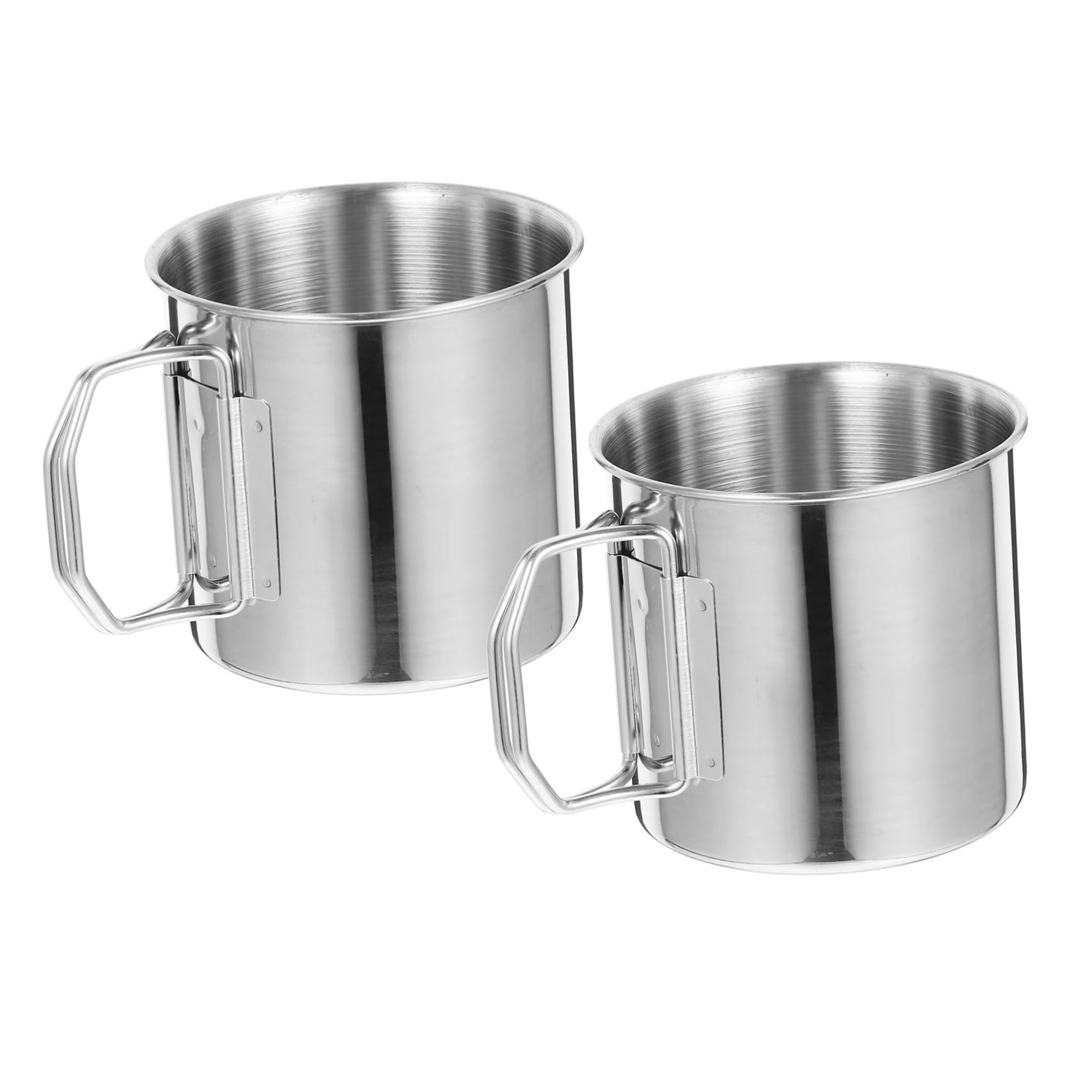 TOYANDONA 5 Series Vasos Plegables De Inoxidable Para Camping Multifuncionales Portátiles Y Prácticas Para Actividades Senderismo Y Picnic 2 Piezas X 5