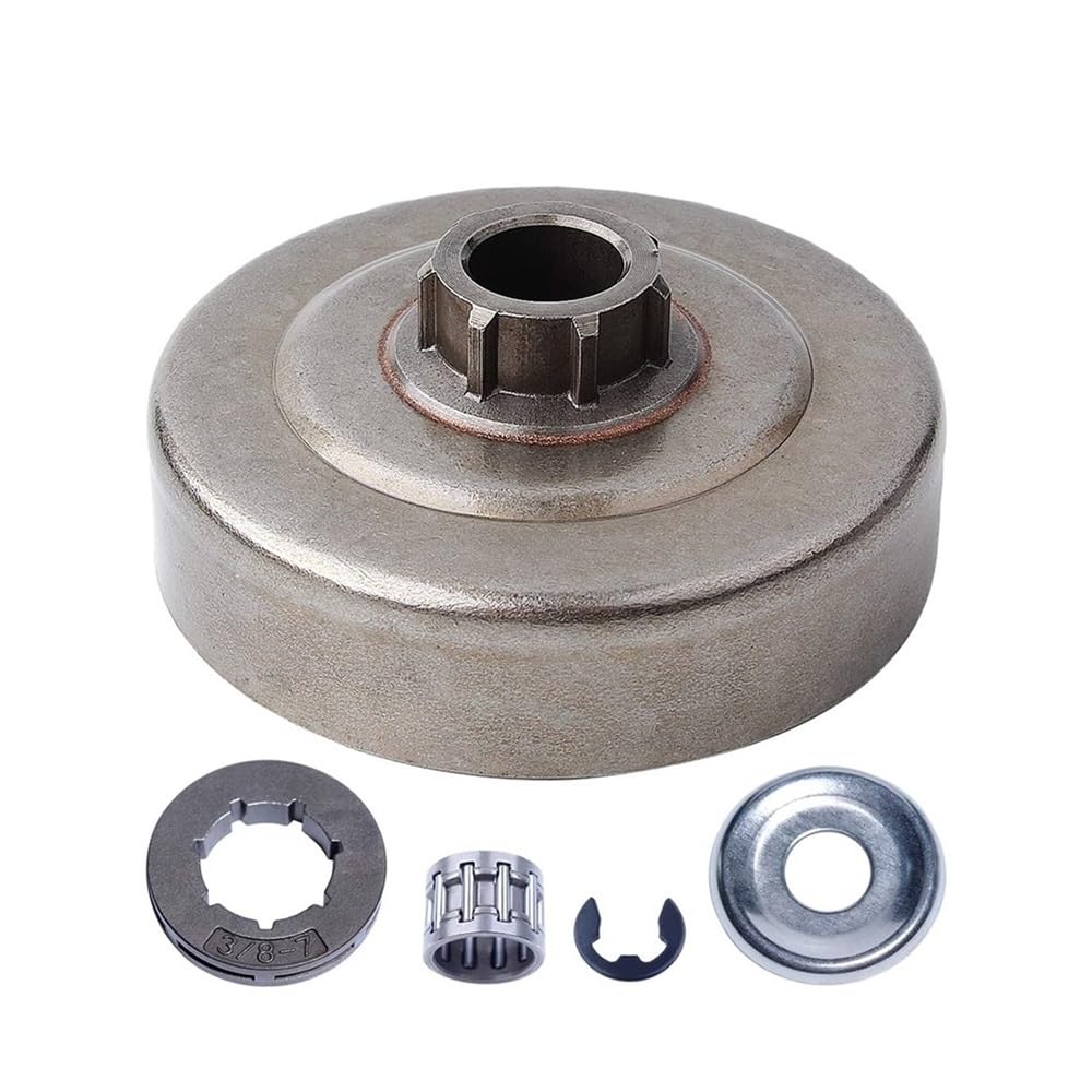 Kit de Tambor Embrague con piñón llanta 3/8-7T Compatible Motosierra MS211, MS171, MS181, MS171C, MS181C y MS211C