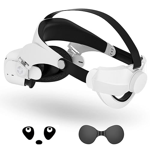 Aixoto Head Strap for Oculus Quest 2Meta Updated Adjustable Halo Strap Replacement for Elite Strap Less Pressure on Your Face Comfortable VR