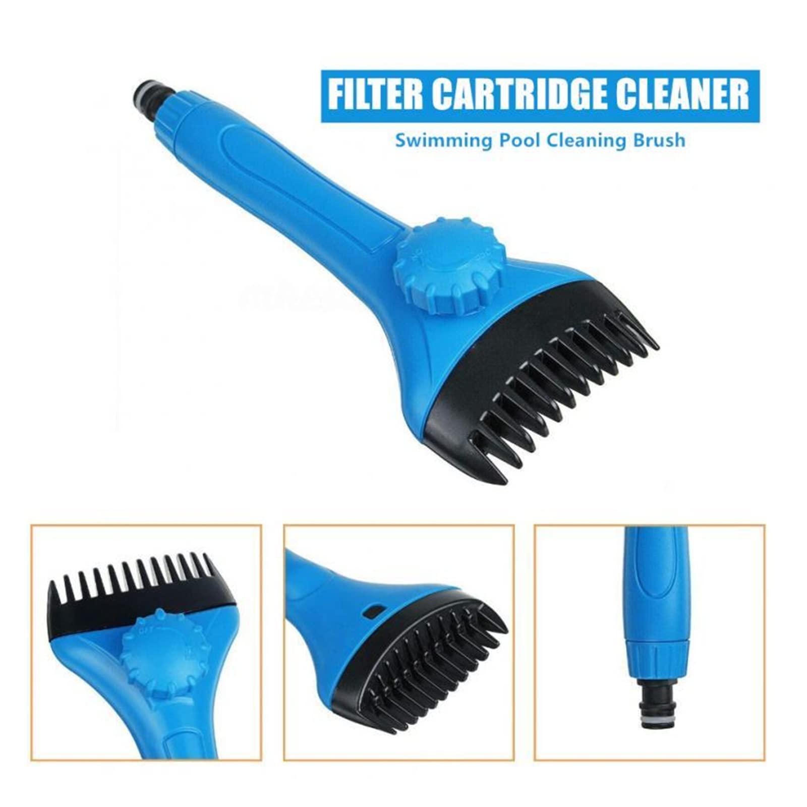 aspiradora de Piscina Limpiador de Cartucho de Piscina, Varita de escombros, filtros de bañera, Peine de Filtro, superlimpiador for Piscina, bañera, SPA, Herramienta de Agua