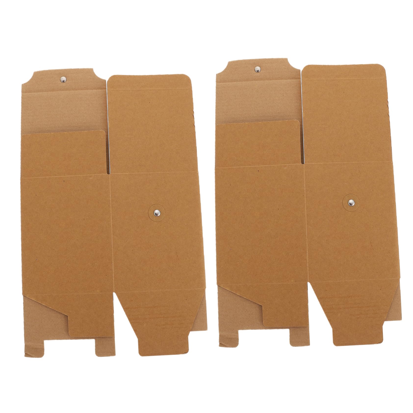 Didiseaon 2pcs Kraft Storage Boxes Wrapping Containers for Candles and Treats Smooth Edges Easy to Open for Holidays and Parties for Presenting Handmade Items