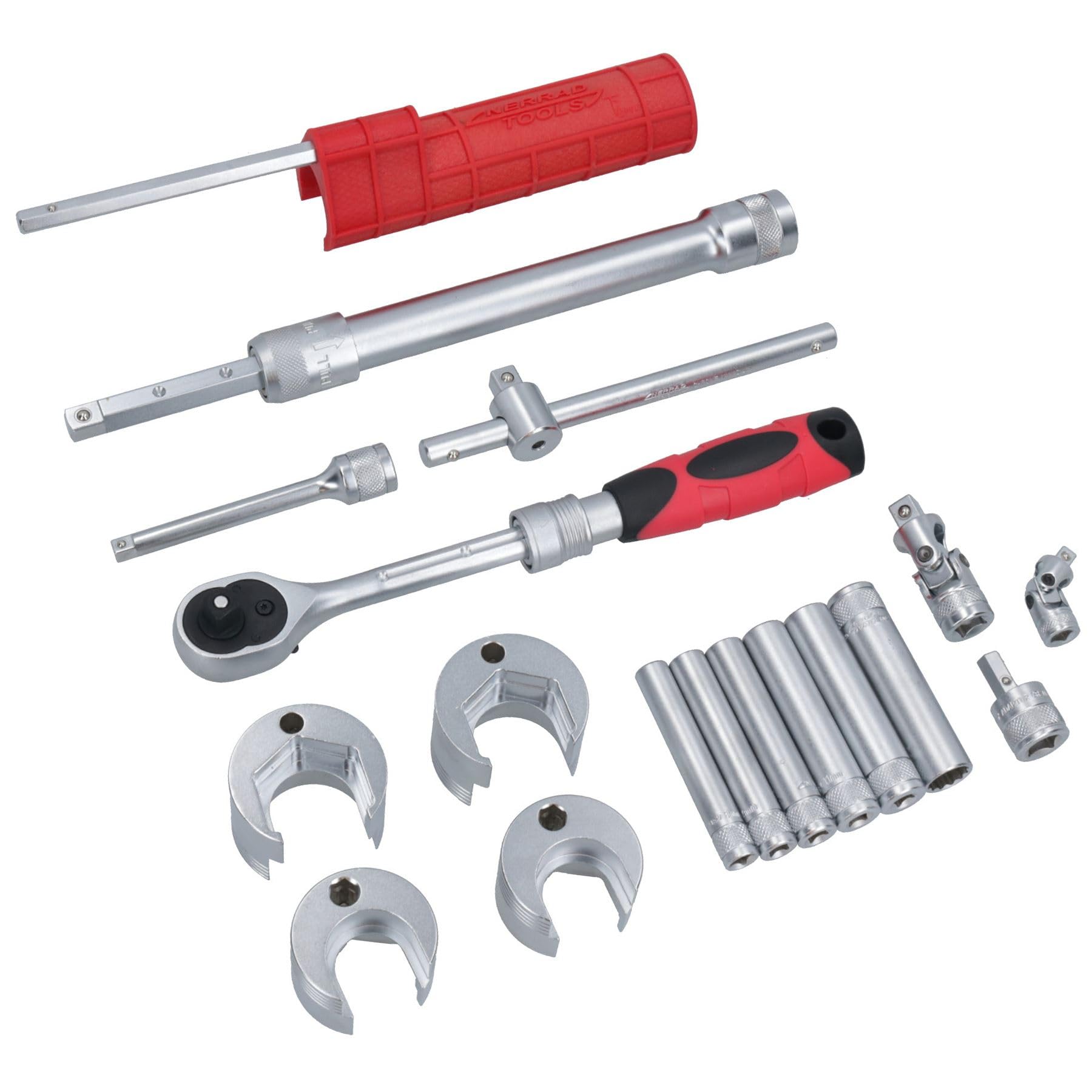 AB Tools Juego de llaves de grifo profesional avanzado Tapex para grifos monobloque de lavabo de baño, 18 piezas