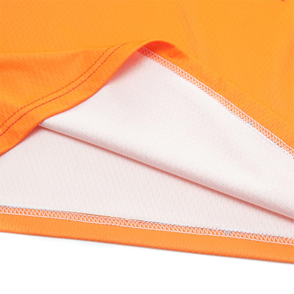 Hotlion Camiseta de ciclismo de montaña para niños y niñas, de manga larga, para niños de 4 a 14 años, ropa de carreras todoterreno