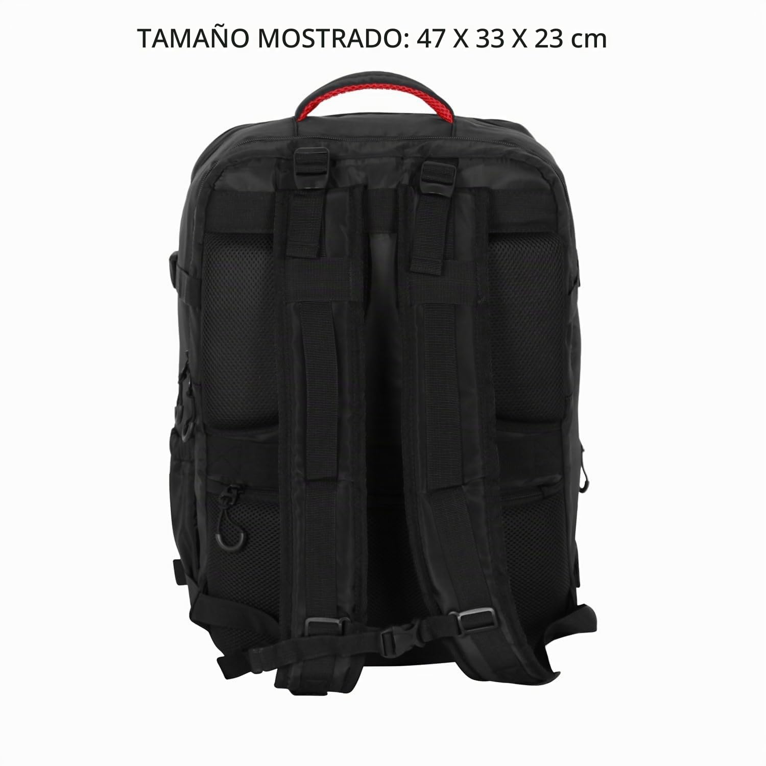 Naruto Clouds-Mochila Mercury Viaje Cabina Avión 40x20x25cm, Negro, Capacidad 20 L