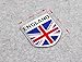 Car Alloy Aluminum England Britain Flag Shield Emblem Decal Badge Sticker