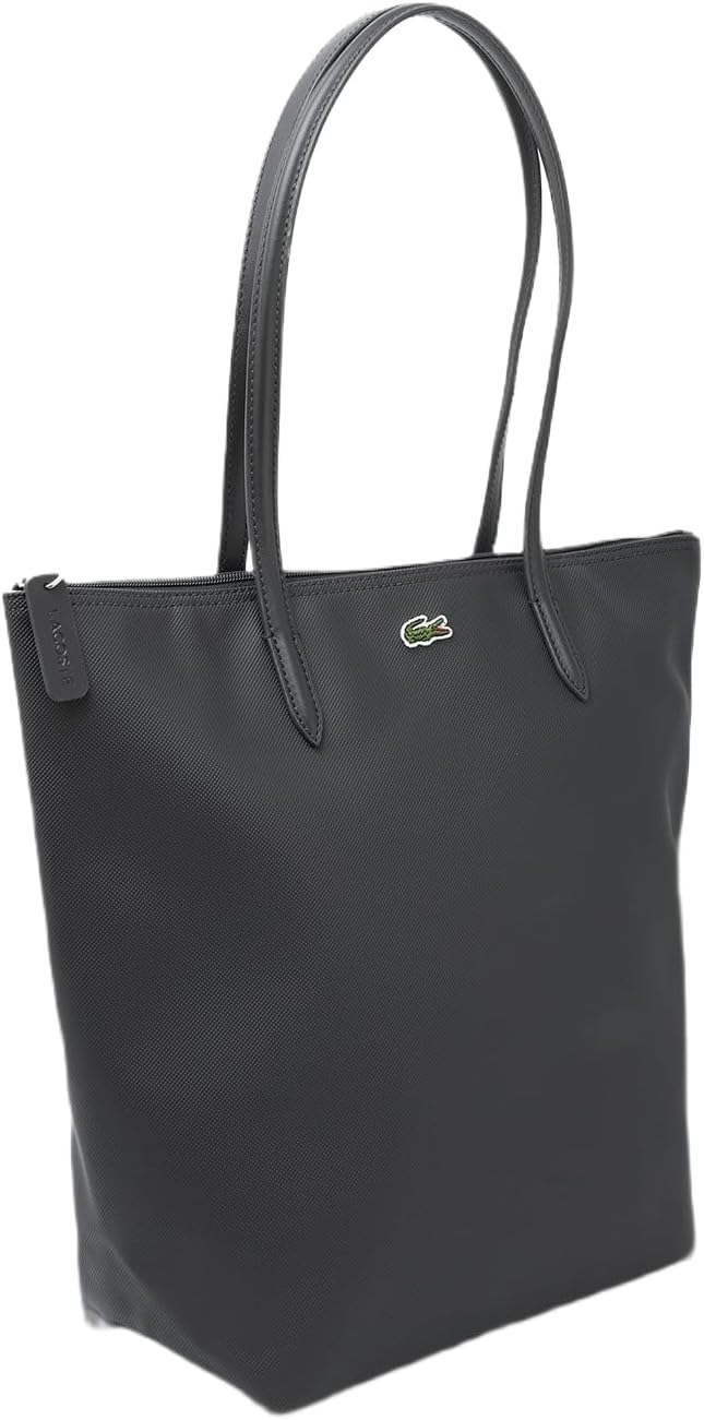 Lacoste Women's L.12.12 Concept Vertical Tote, Black, One Size