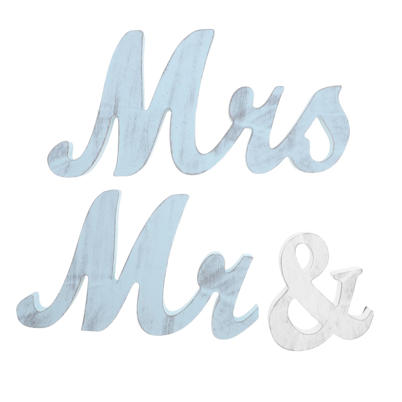 Mr und Mrs Holzbuchstaben Tischschild zum Jahrestag Elegantes Design Leicht und Charmant für Hochzeits und Jubiläumsfeier Dekoration