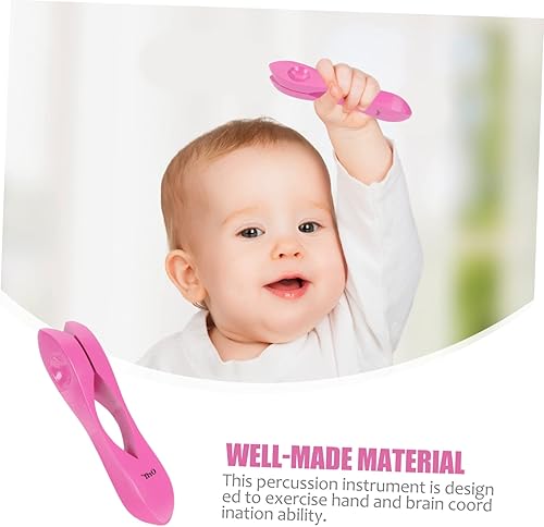 Miniatura 3 de BCOATH Cucharas para tocar ciervos Instrumento de música Shaker de percusión Instrumento de percusión Cucharas de percusión Juguetes musicales