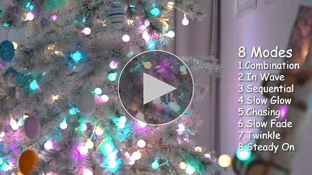 Amazon.com: JMEXSUSS 100 LED Connectable Globe String Lights