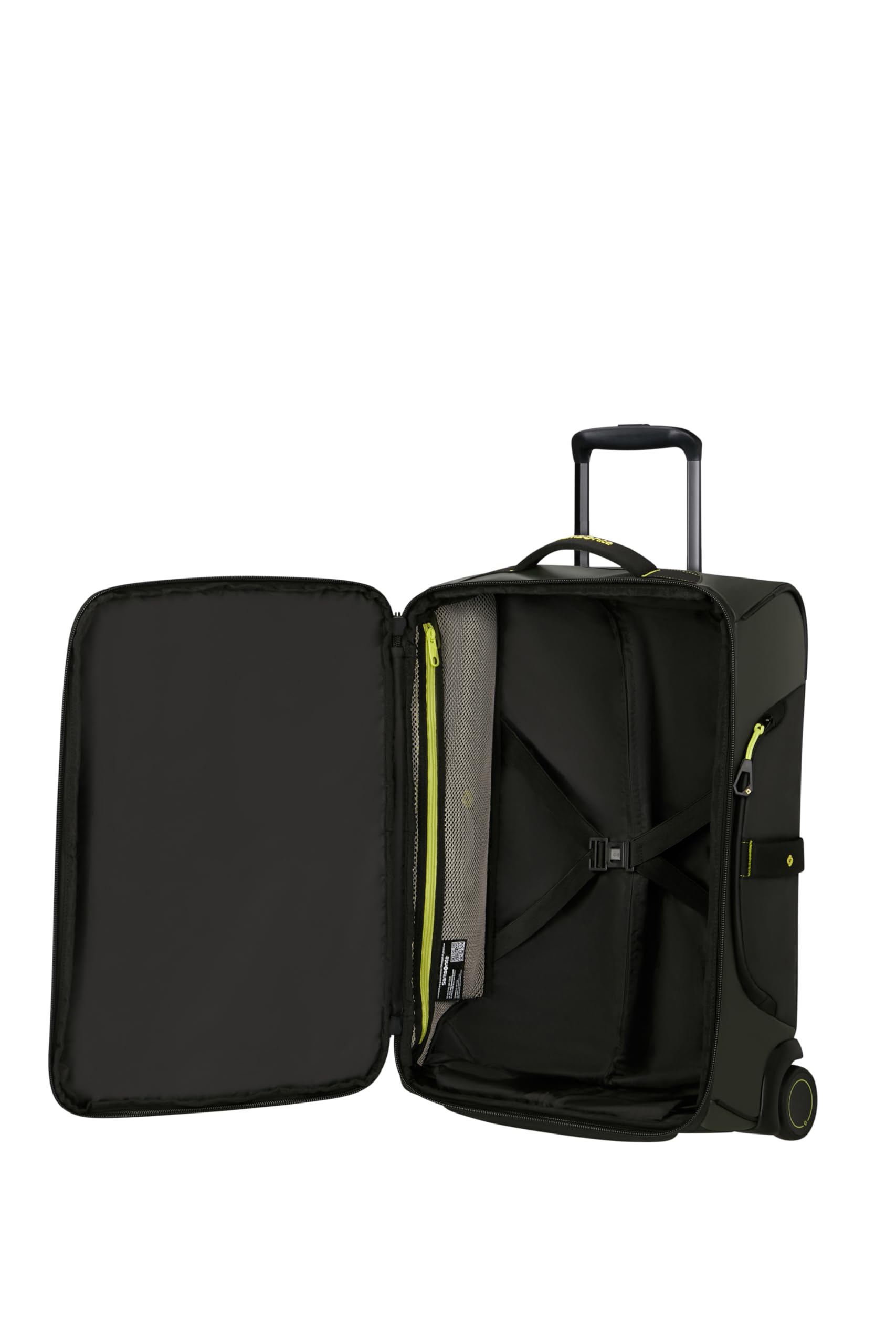 Samsonite Paradiver Light - Borsone con Ruote (55 cm), Small, Bagaglio a Mano, Idrorepellente, Leggero, 48,5L, Verde (Jungle Green)