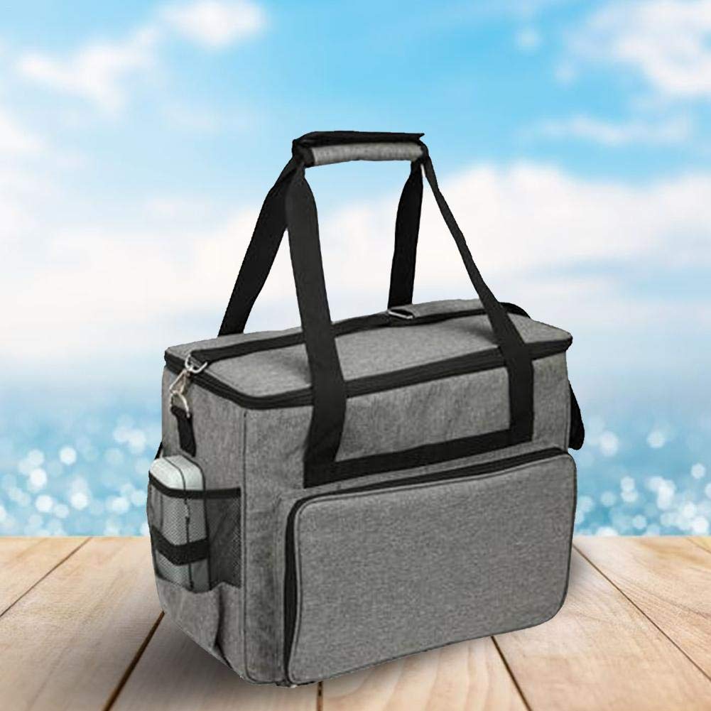 Borsa Per Macchina Da Cucire - 42x26x33 Cm, Impermeabile, Con Tasche, Viola - Foto 7