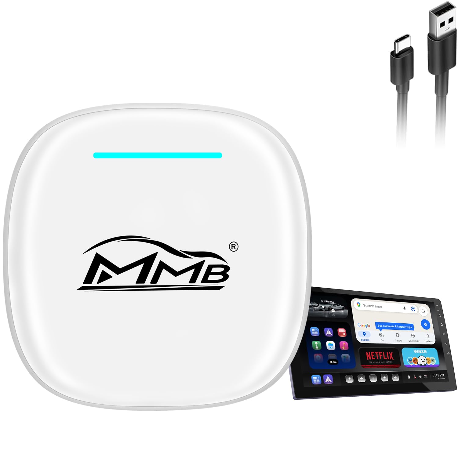 MMB CarPlay Adapter Magic Box Carplay 2026 Newest Android 15