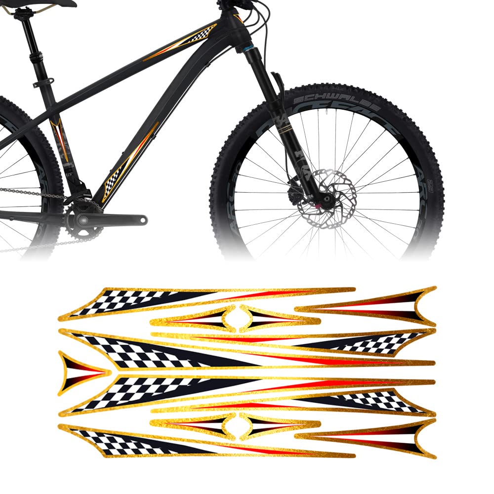 4R Quattroerre.it Stickers Bike Frame Racing, 50 x 17.5 cm
