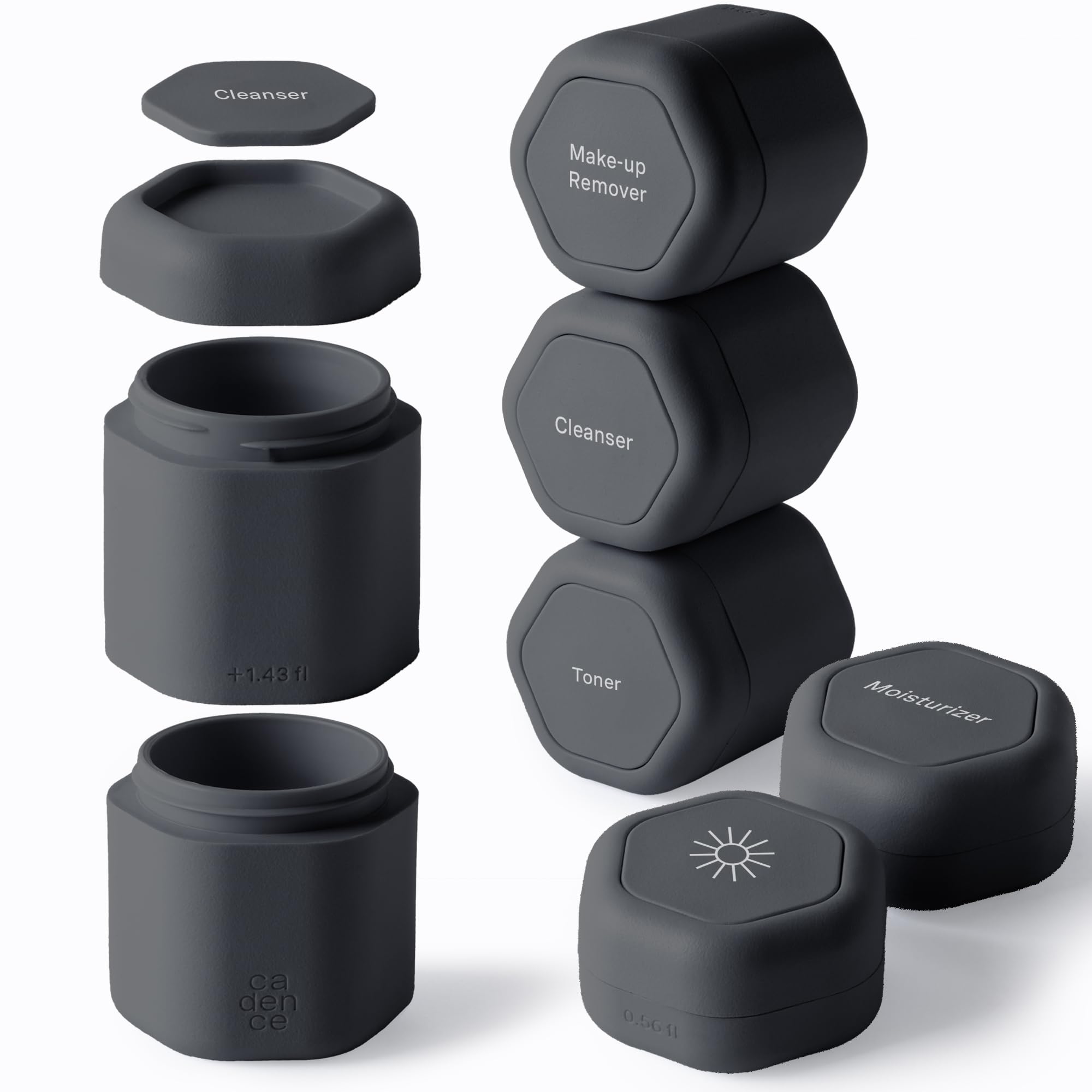 Amazon.com: Cadence Capsules - Full Skincare Set, Charcoal - Six