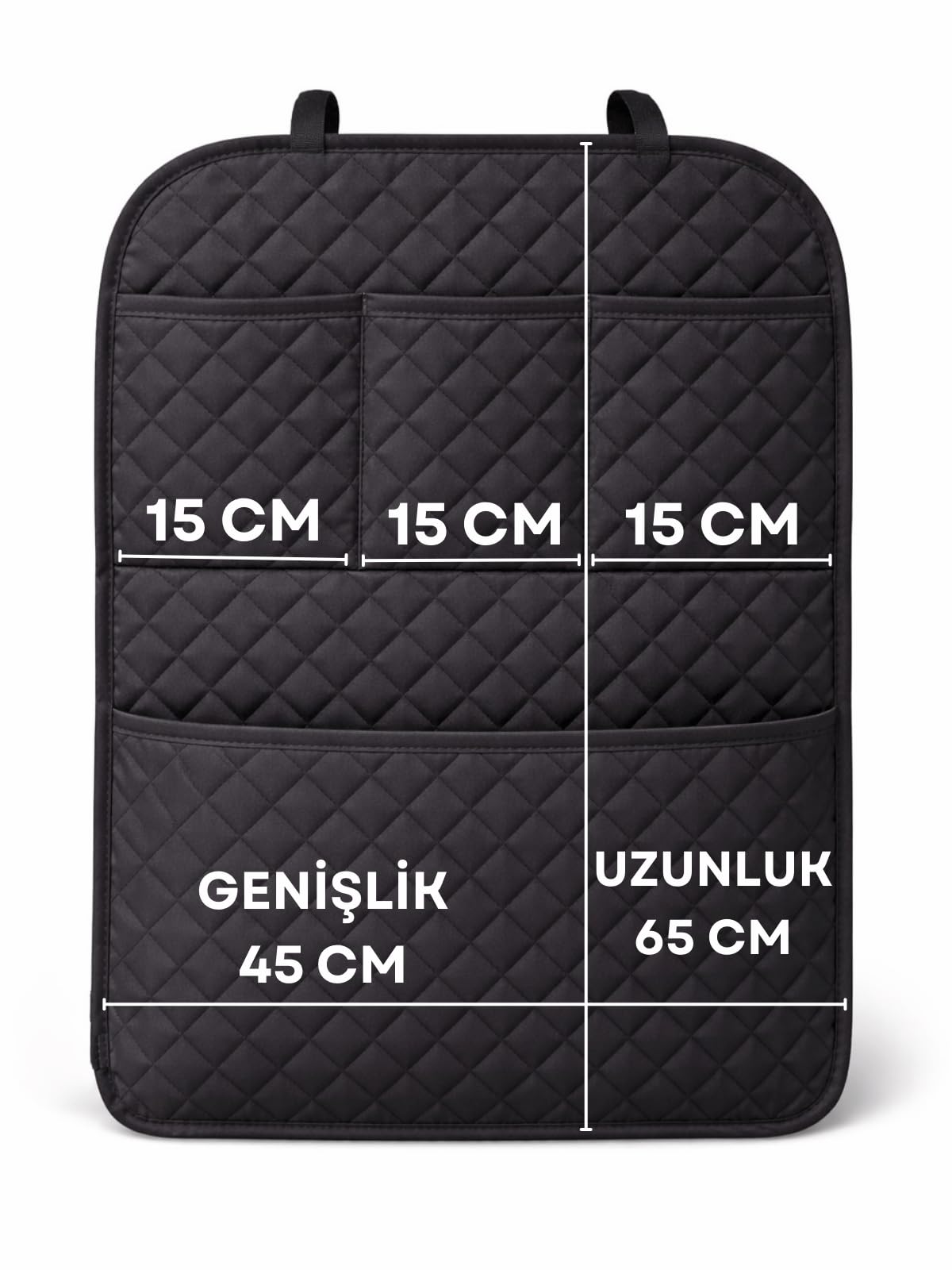Beylini 2 Adet 4 Cepli Araç Koltuk Arkası Organizeri Toz Suya Dayanıklı Oto Koltuk Düzenleyici Araç Koltuk Koruyucu 45X65 cm