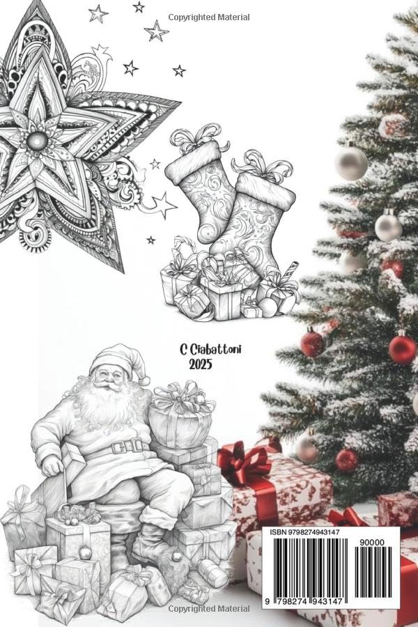 Gifts for Christmas: A Pocket-Sized Christmas Coloring Book (Pocket-Sized Coloring Books (6x9 Edition)) image 3