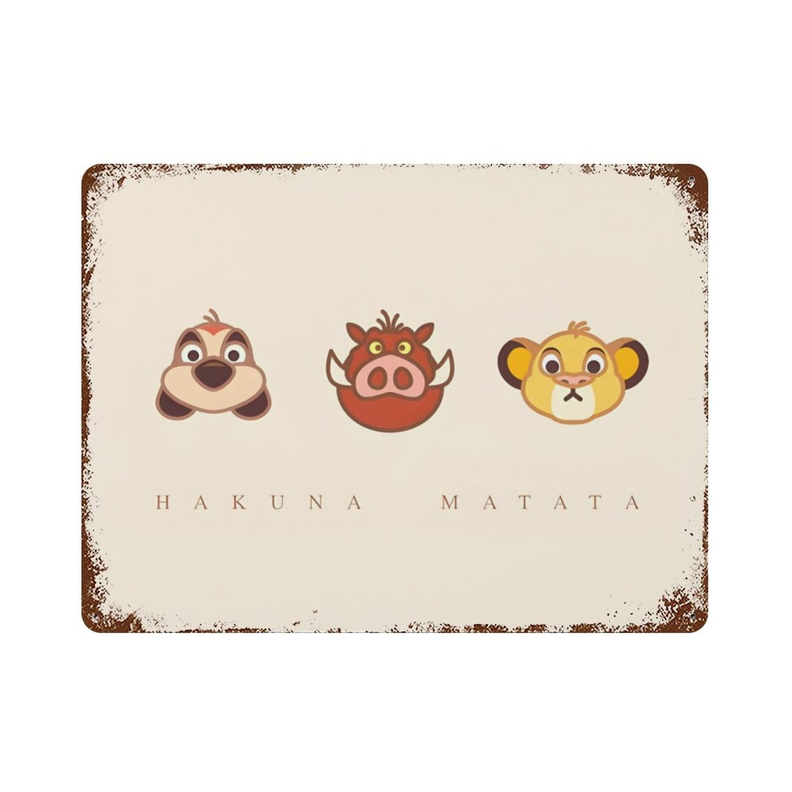 Amazon.co.jp: ライオンキング ハクナマタタ 壁掛けポスター 壁掛け