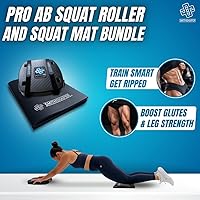 Vista 7 de PRO Ab Squat Roller + Paquete de alfombrilla para sentadillas