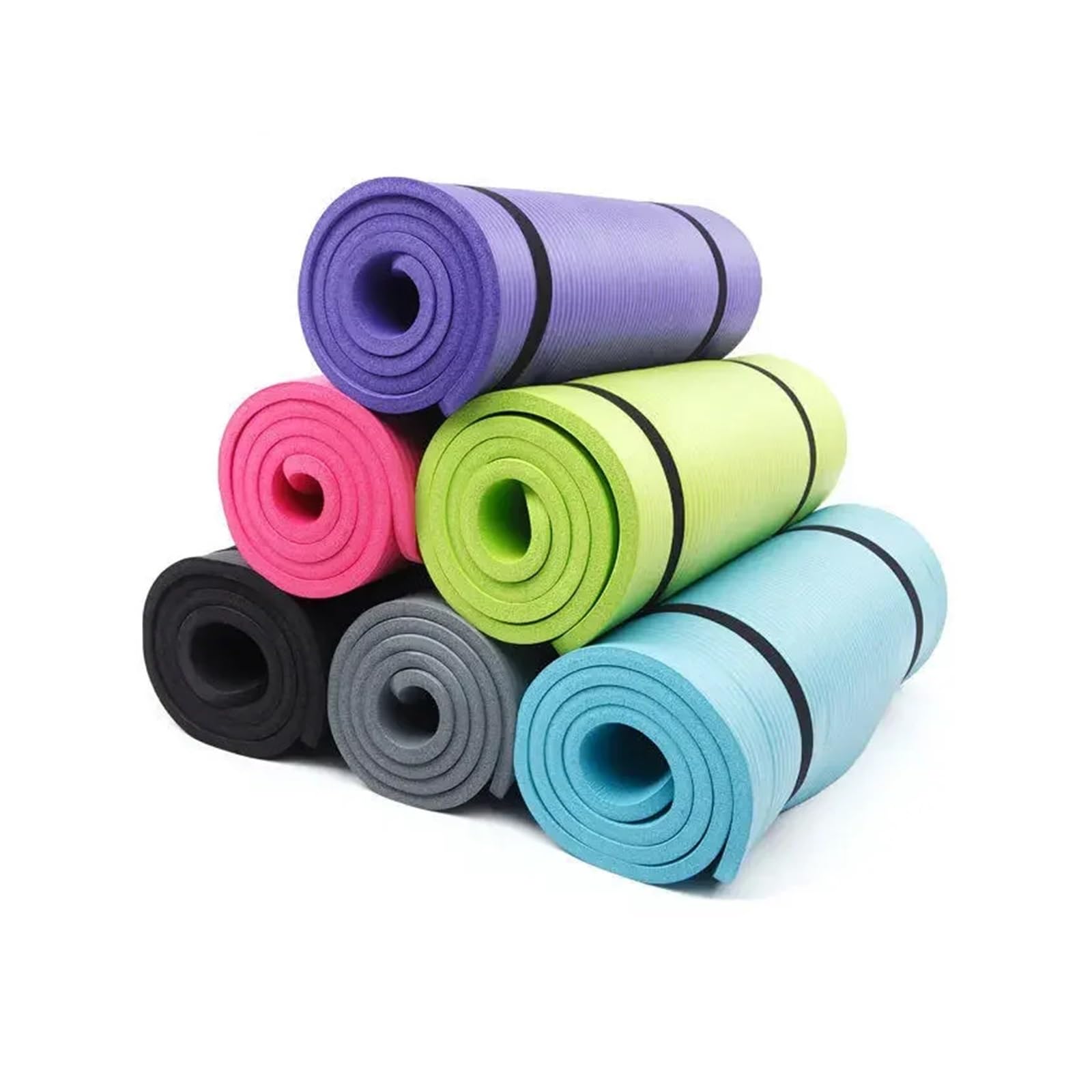 Tappetino Per Yoga Tappetino Da Yoga Pieghevole For Palestra, Fitness, Ginnastica, Spesso 10 Mm, Economico per la Casa