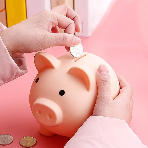 Miniatura 5 de Alcancía personalizada, banco de dinero con nombre personalizado para niñas y niños, caja de dinero rosa irrompible para cumpleaños, Navidad, baby