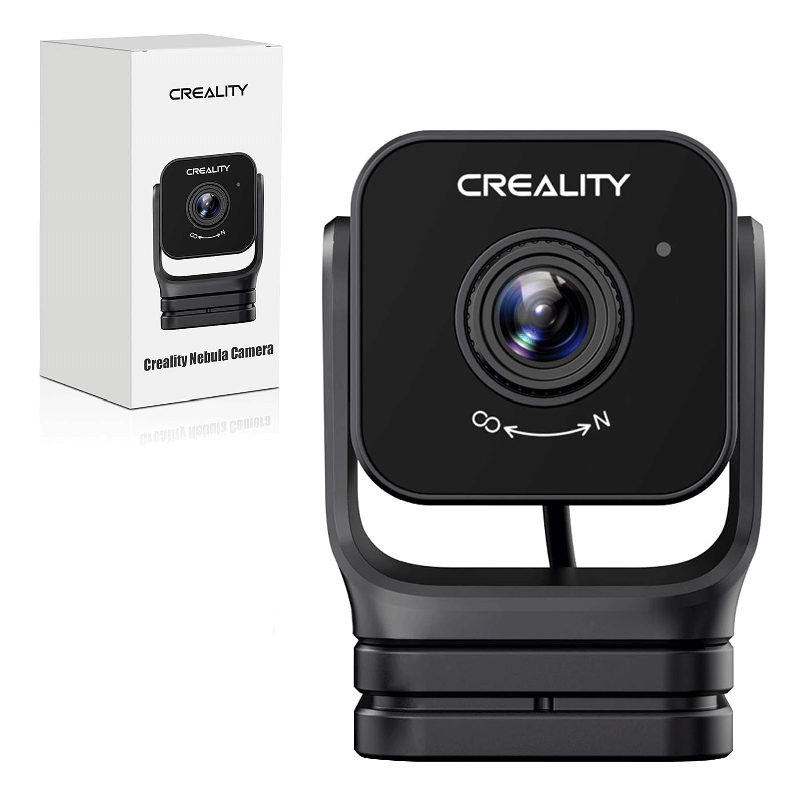 CREALITY Ender-3 V3 KE Camera HD USB Nebula Camera with Night Vision,24Hours Monitoring&Spaghetti Detection Compatible with Creality Sonic Pad,Nebula Pad,Ender-3 V3 KE/CR-10 SE/HALOT-MAGE Pro