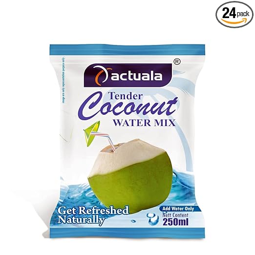 AACTUALA Tender Coconut Water Powder Mix, (15g Each) - Pack Of 24 Sachets