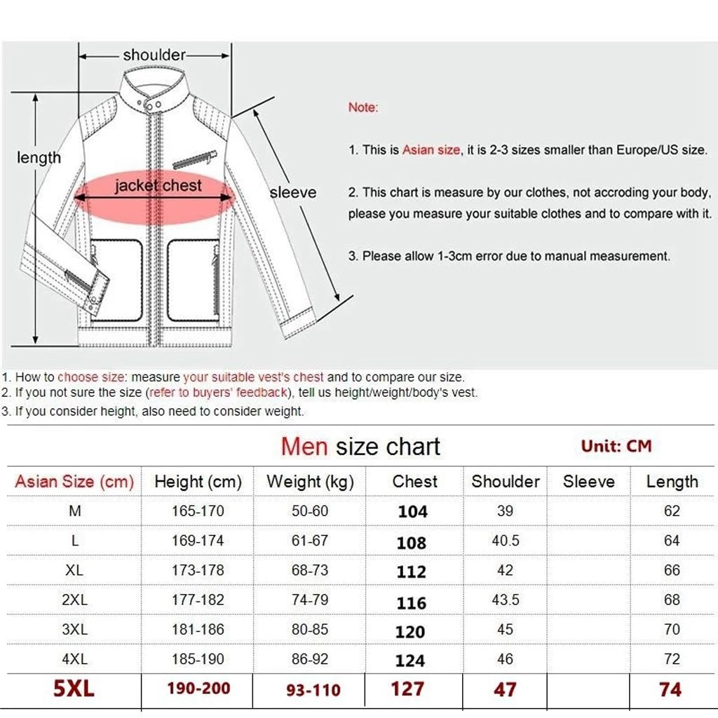Giacca Gilet Riscaldata, con 9 Zone di Riscaldamento, Giacca Riscaldata a 3 Temperature Regolabili Nessuna Batteria Inclusa Abbigliamento Riscaldante Riscaldato per Moto Caccia Escursionismo