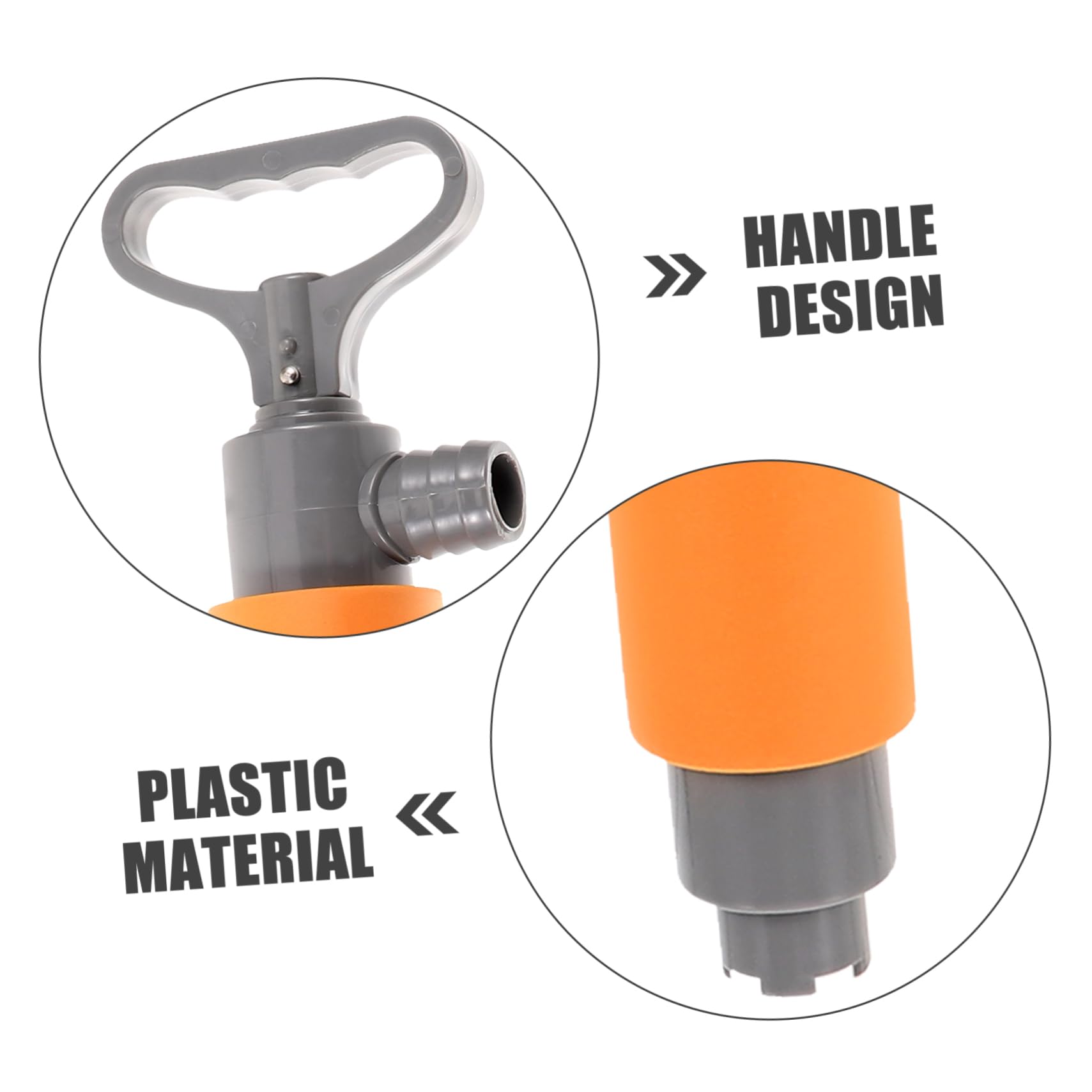 SOIMISS Manuelle Kajak Wasserpumpe mit Ergonomischem Griff und Großem Pumpvolumen aus Kunststoff und Eva für Kajak und Lenzfunktion