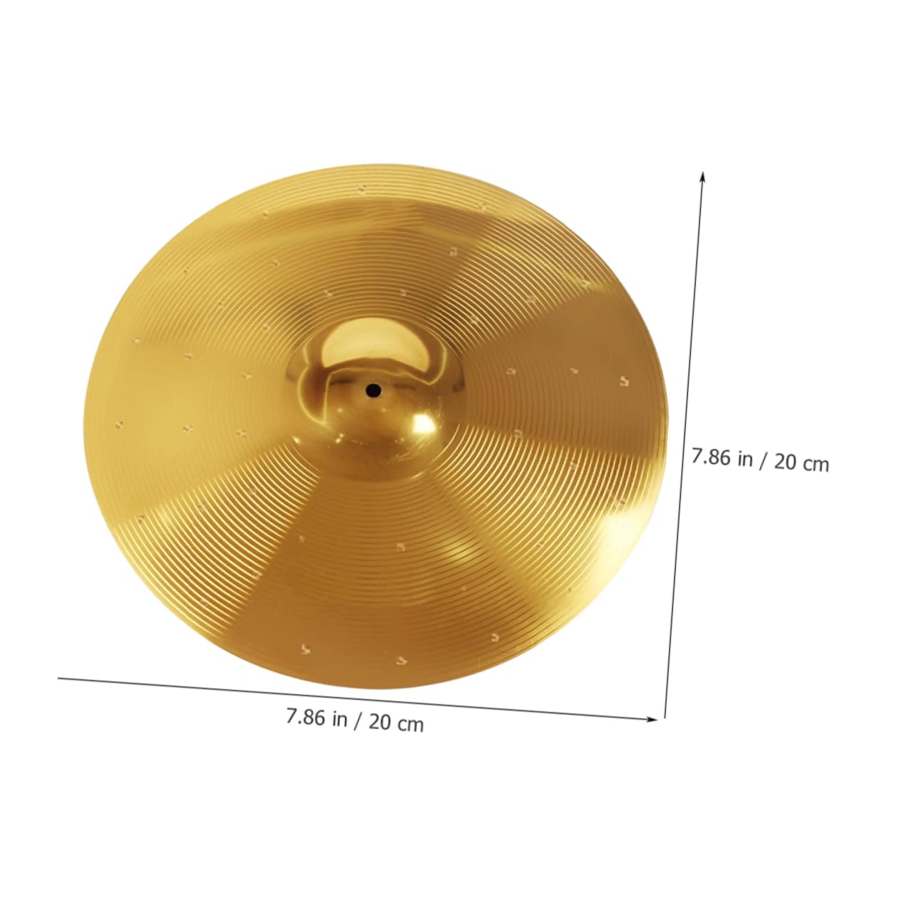 VICASKY Drum Set Cymbal Replacement Parts Quiet Cymbals for Drums Classic Jazz Look