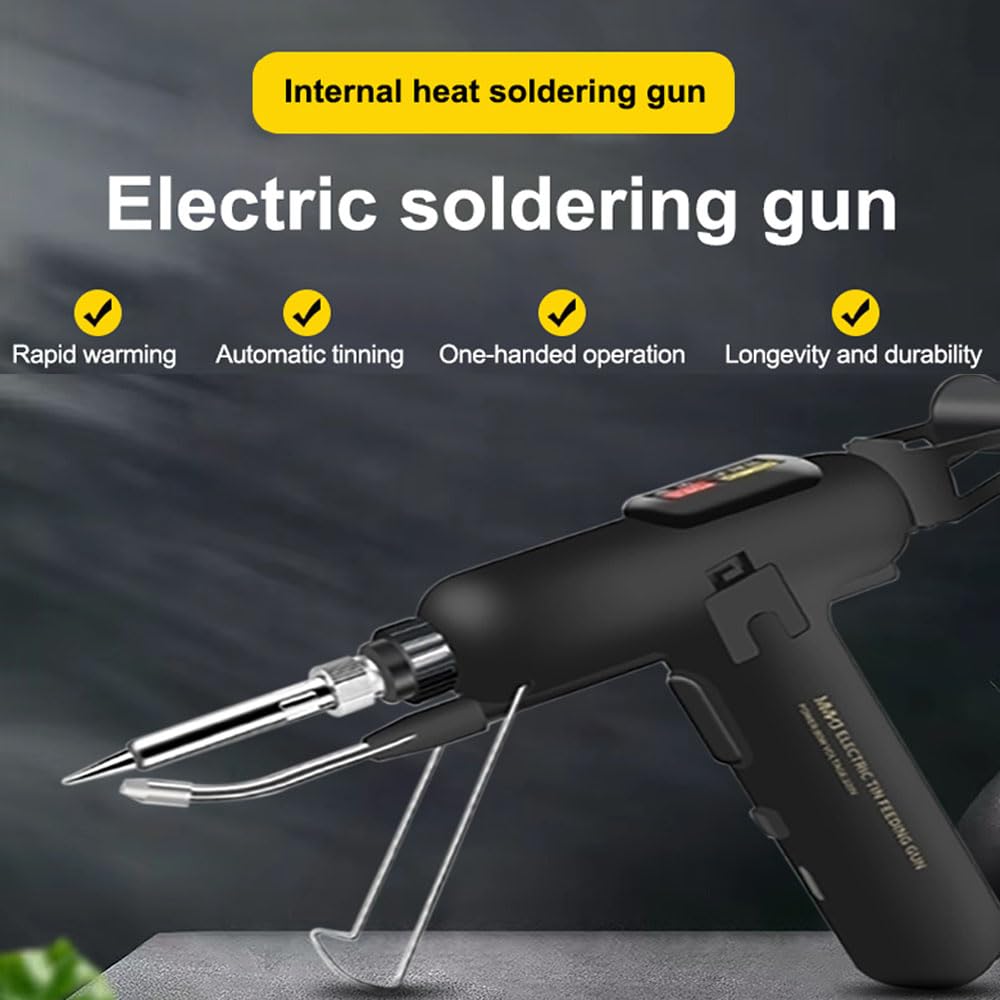 AOTROY 100W Automatic Electric Soldering Gun,Torch Kit Electric Soldering Torch Kit with Wire Holder Wire One Hand Soldering Repair (110V)