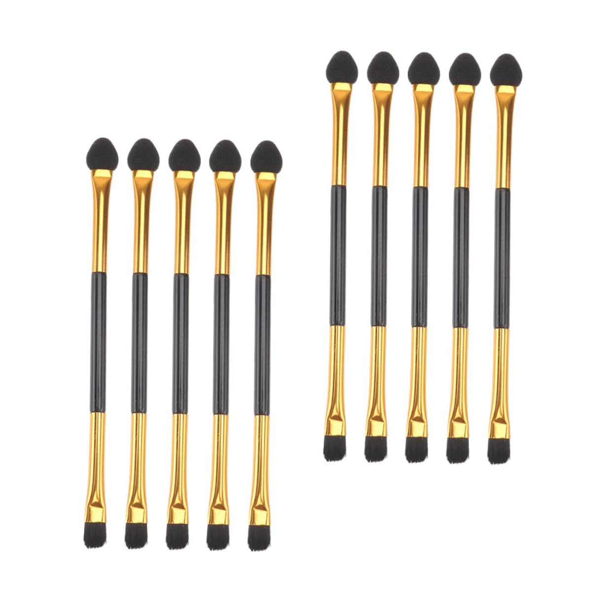 Baluue Cosmetics Brush Set 20pcs Eye Shadow Brush Doubleended Gentle on Skin Portable for Business Trips Daily Use