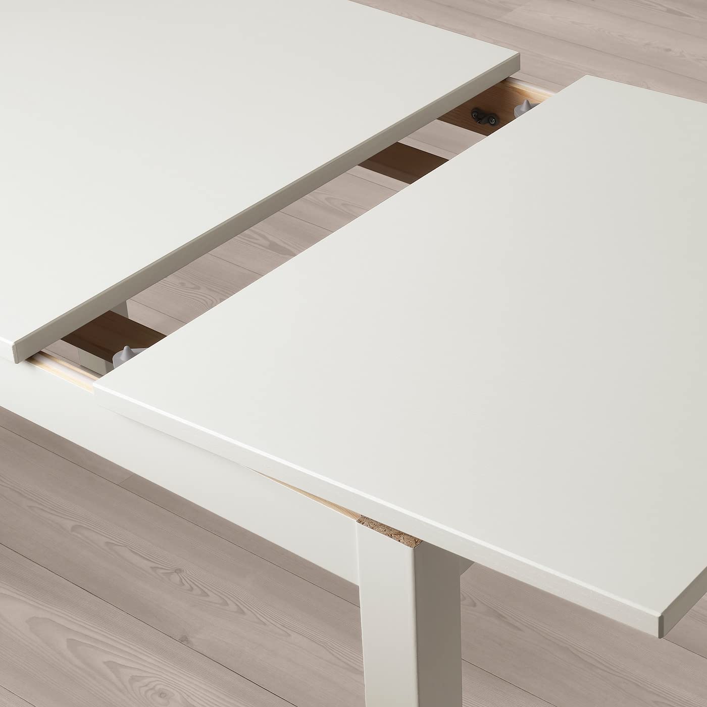Amazon｜IKEA Laneberg 伸縮テーブル ホワイト 604.161.38｜ダイニング 