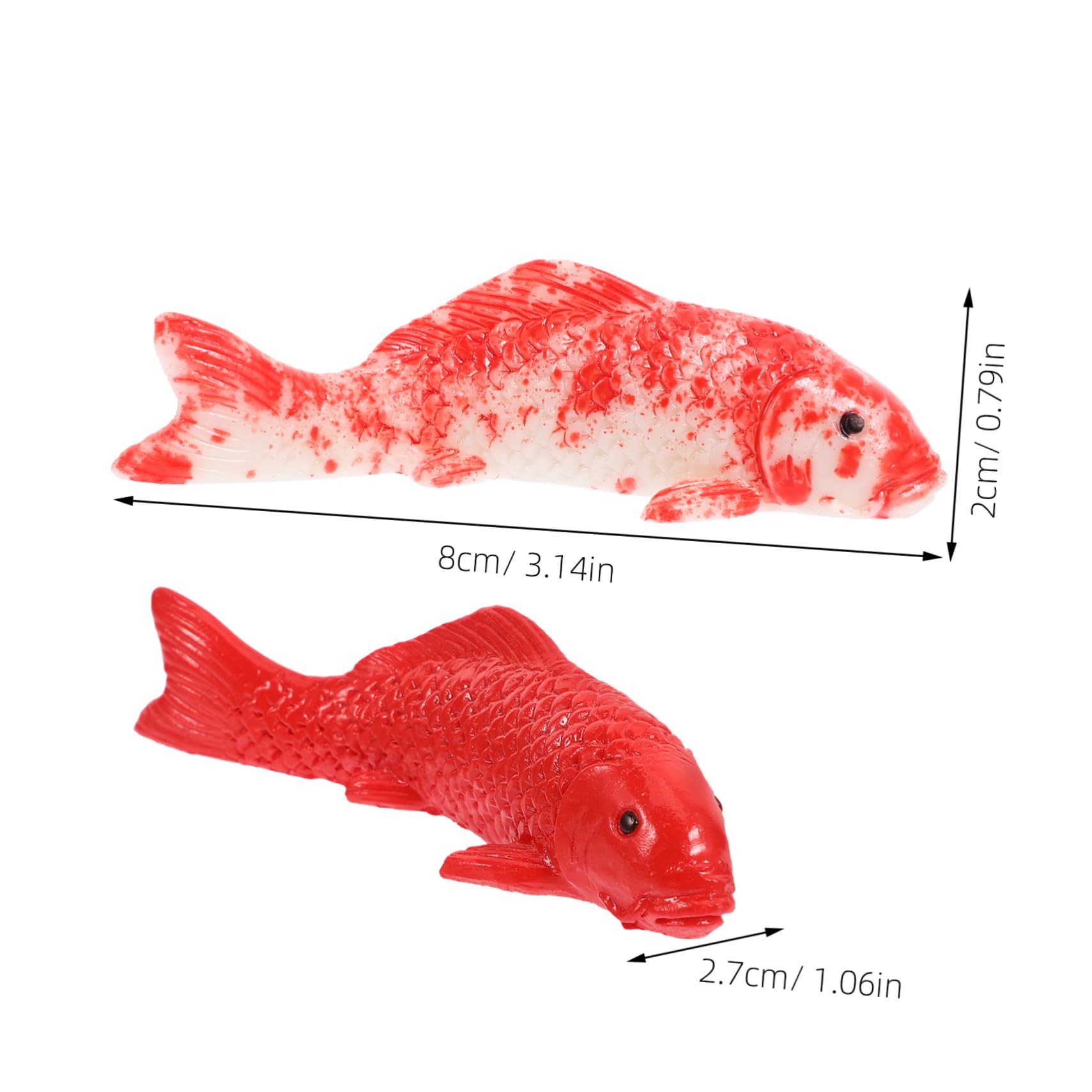 YARNOW 5pezzi Pesci Galleggianti Finti per Decorazioni Acquario Simulazione di Pesci per Vasche d'Acqua Dolci o Salate Ornamenti Decorativi per Acquario di Casa o Ufficio