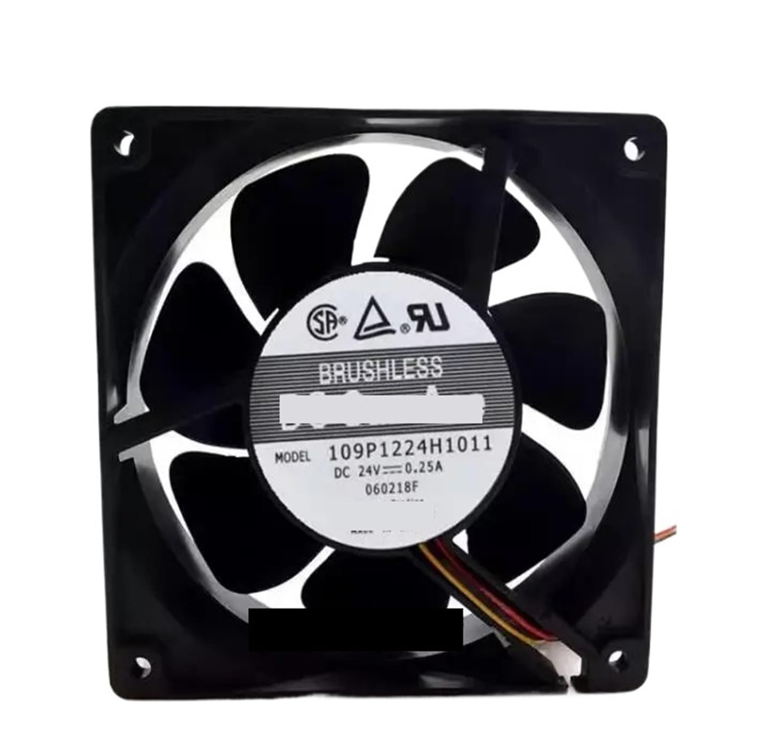 PEQYUACTE 109P1224H1011 DC 24V 0.25A 120x120x38mm 3-Wire Cooling Fan