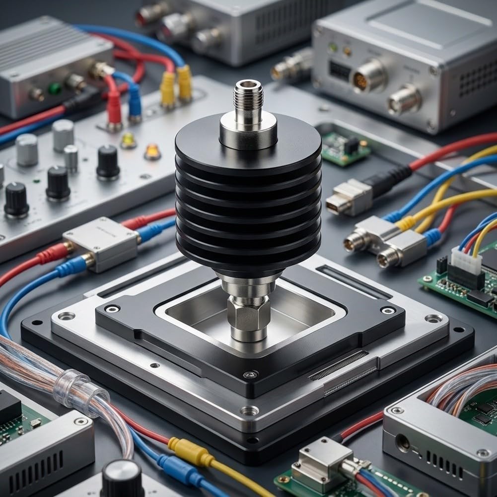 Atténuateur SMA RF 10 W Boîtier en métal Gamme 3 GHz pour sma (40 dB DC-3