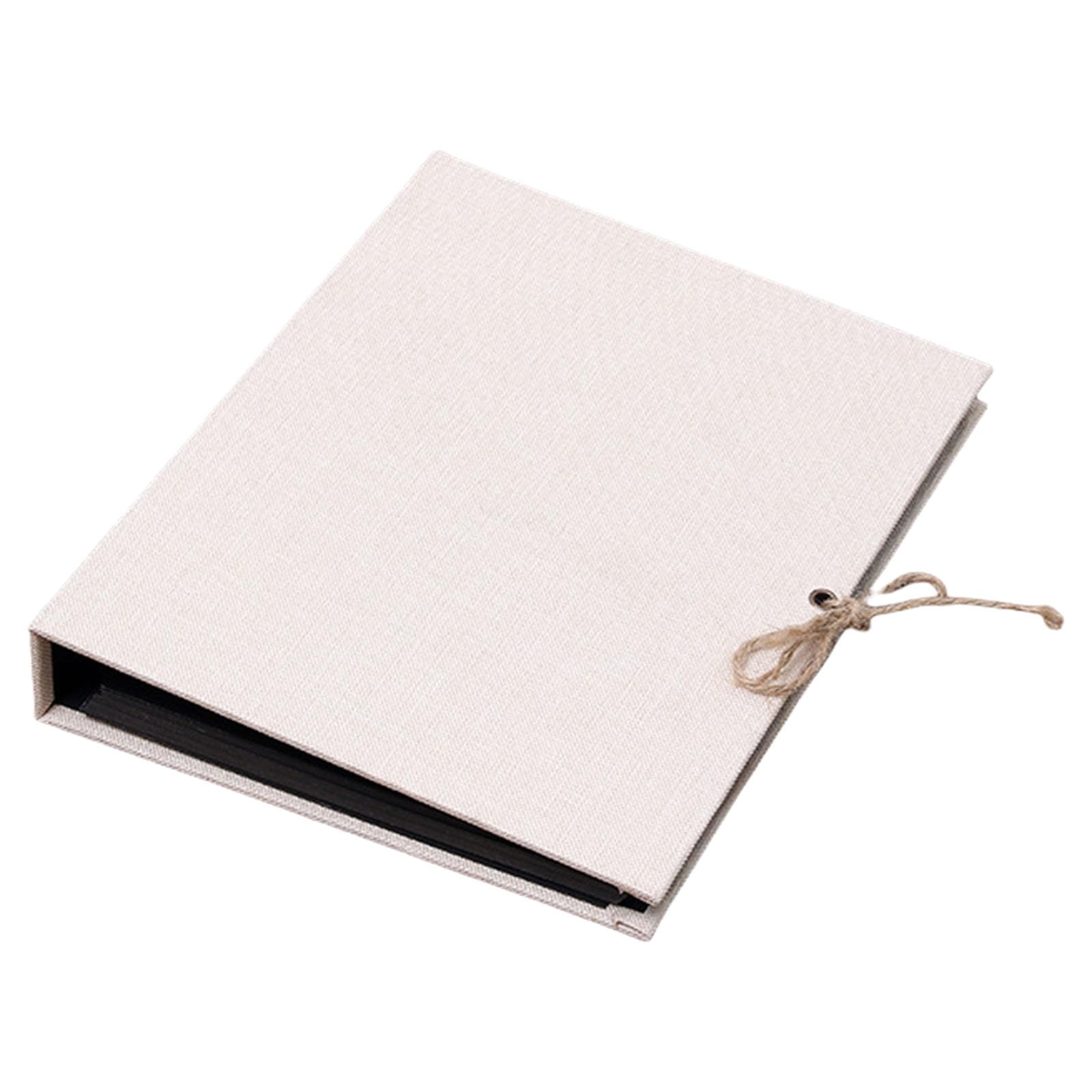 Xjdzineq SelfAdhesive Photo Album with Linen Covers 30 Page for Couples and Photography Enthusiasts 27x21cm Linen Covers Photo Book