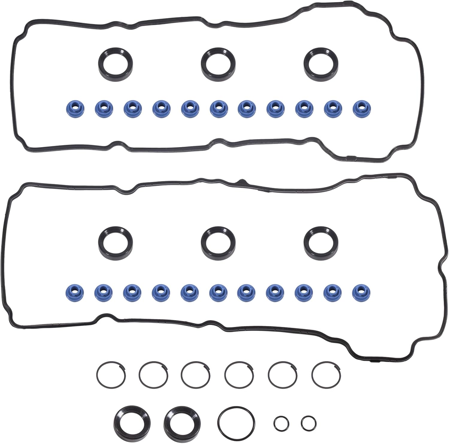 VS50767R for Ford Edge 3.5 Engine Valve Cover Gasket Flex Fusion Taurus Taurus X Lincoln MKS MKZ MKT MKX,Mazda 6 CX-9,Mercury Sable 2007 2008 2009 2010 2011 2012 2013 2014 2015 3.5L 3.7L VS 50767 R.