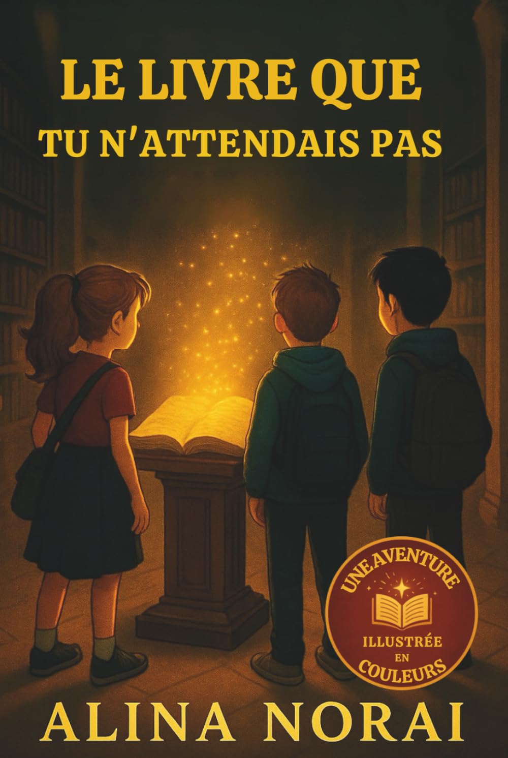 LE LIVRE QUE TU N’ATTENDAIS PAS: Un roman fantastique illustré pour les 8-12 ans rempli d’énigmes, d’amitié et de mystères