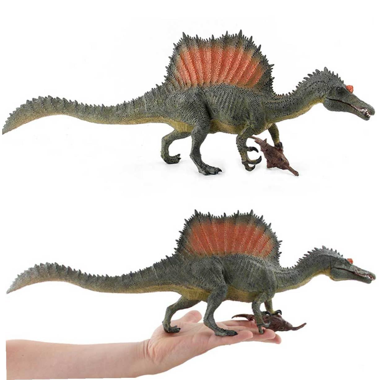 FRCOLOR Figura Dinosauro da Collezione Realistica Spinosaurus in Plastica