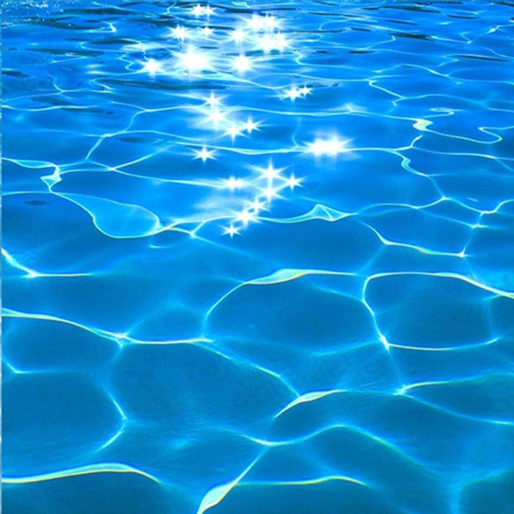 Amazon | 写真の床の壁紙3Dステレオきらびやかな海の水床壁画Pvc自己