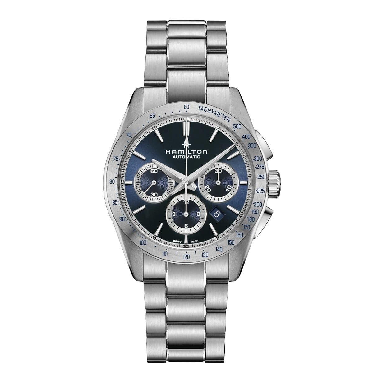 Hamilton Męski chronograf automatyczny zegarek na rękę Jazzmaster Performer Autochrono