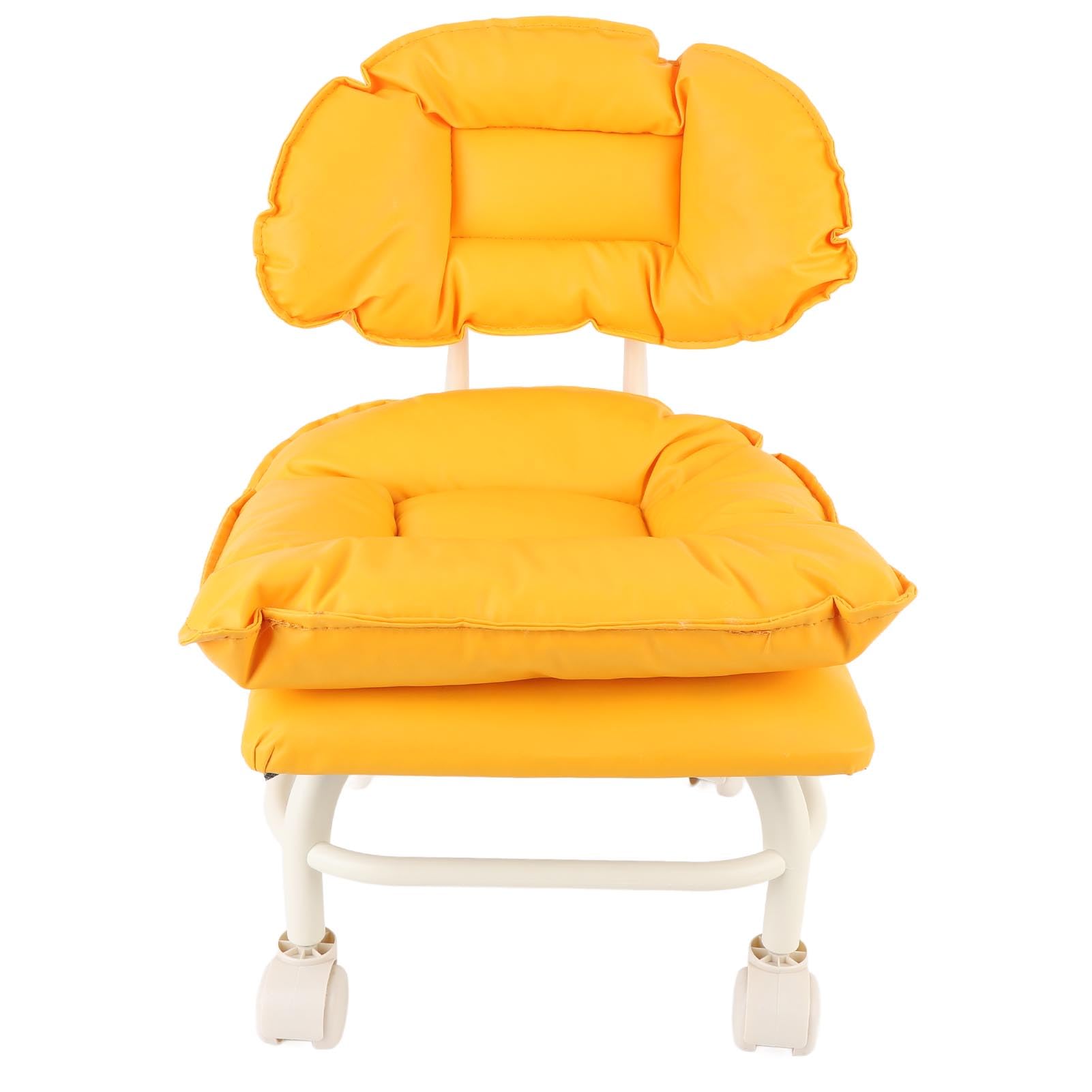 Taburete con Rus PU impermeabile Que Abse los pes Rus Giratorias 360 ​​​​Grados Silla con Giratoria con Rodamientos Dobles Taburete Trabajo con Resp ómico para